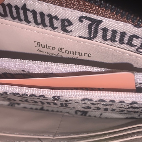 Juicy Couture Brown Wallet with Red Heart Accents - Picture 7 of 7